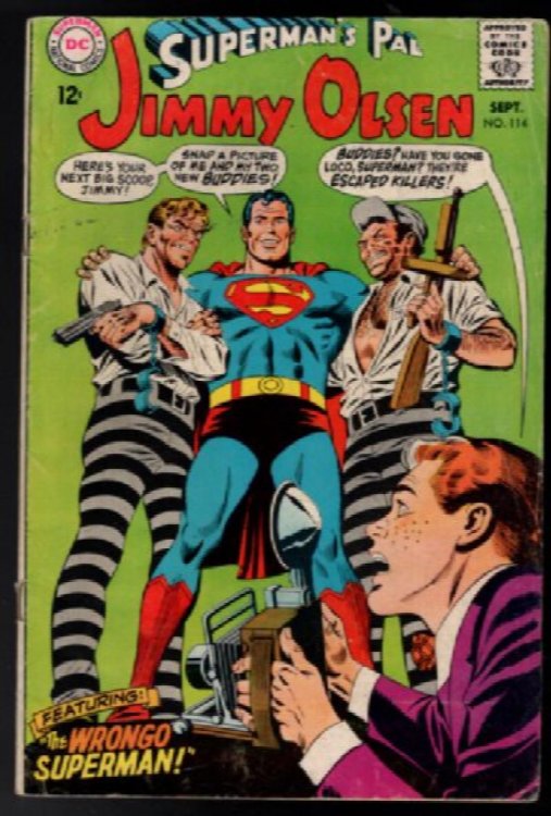 Superman's Pal Jimmy Olsen #114 Mr. Mxyzptlk Hot Wheels Ad bc 1968 DC Comics