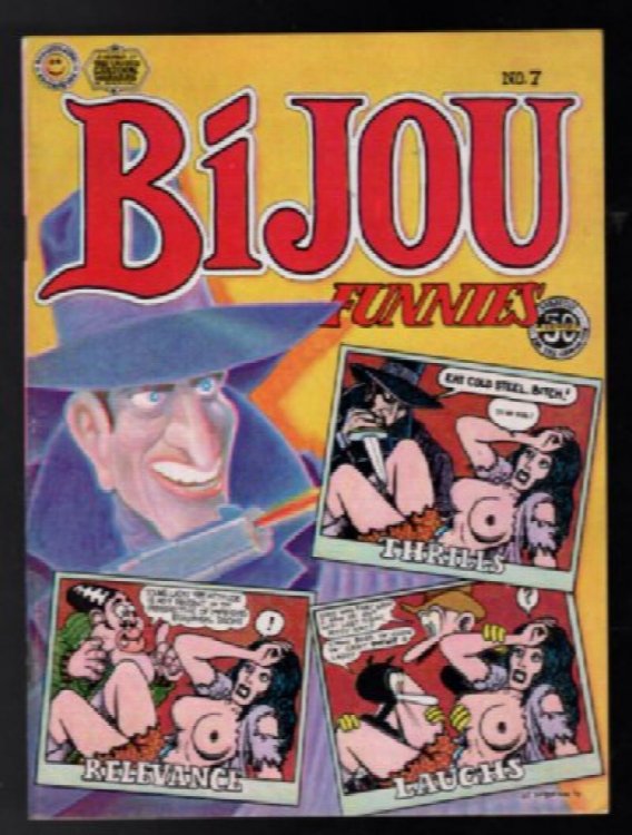 BIJOU FUNNIES #7 1972, Bijou Publishing, Vintage Underground Comic!