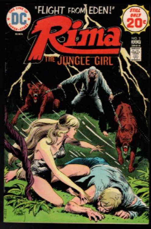 RIMA THE JUNGLE GIRL #2 RIMA ORIGIN! BRONZE AGE DC COMICS 1974