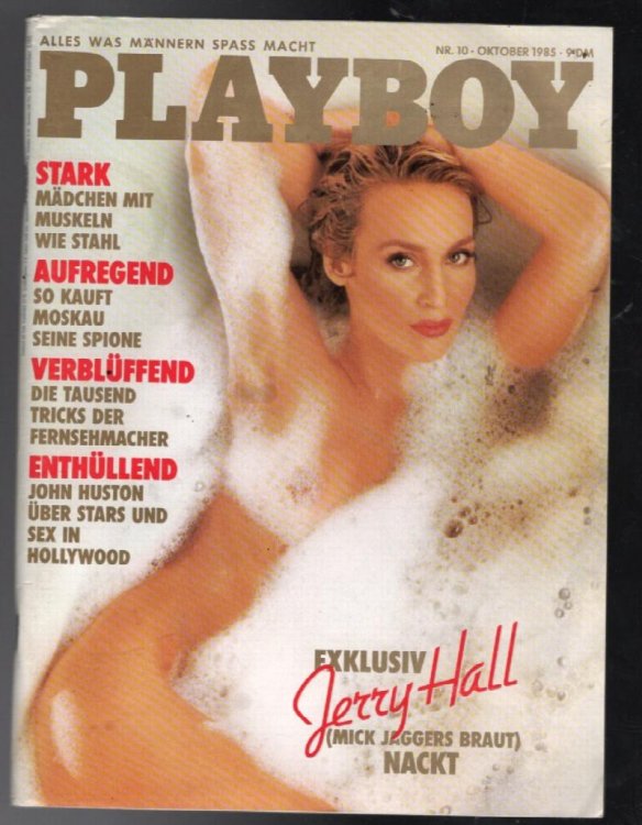 RARE Playboy - German Non-US Centerfold October 1985