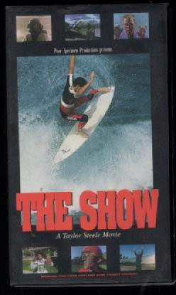 Poor Specimen Production THE SHOW Surfing VHS A Taylor Steele Movie Kelly Slater