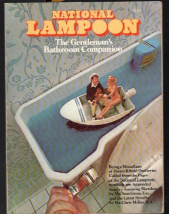 Vintage 1975 NATIONAL LAMPOON THE GENTLEMAN'S BATHROOM COMPANION