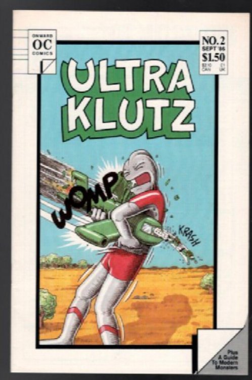 ULTRA KLUTZ #2, and #3. Both -VF+ Jeff Nicholson, Onward Comics 1986