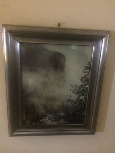 Yosemite:8x10 B&W photo of somewhere in Yosemite,framed