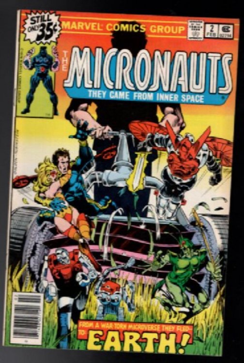 Marvel Micronauts Comic Book 2 Bill Mantlo Mike Golden