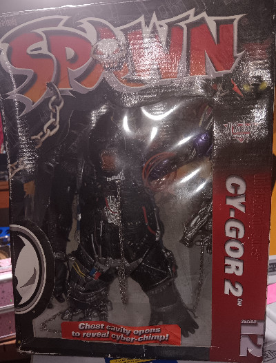 1998 McFarlane Toys Spawn Series 12 Cy-Gor 2 Deluxe Action Figure
