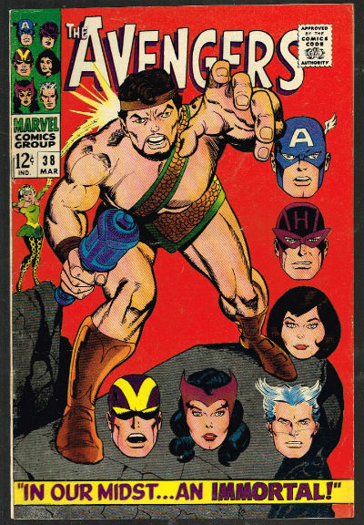 the Avengers #38,March,1967
