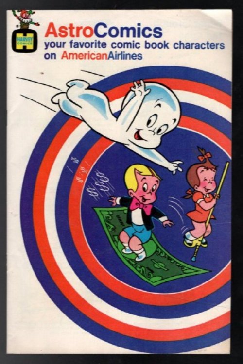 Astro Comics (Harvey, 1979) Scarce Airline Promo Comic Casper Wendy