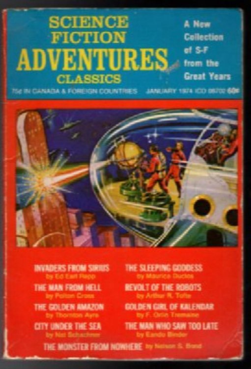 Science Fiction Adventures Classics; January 1974