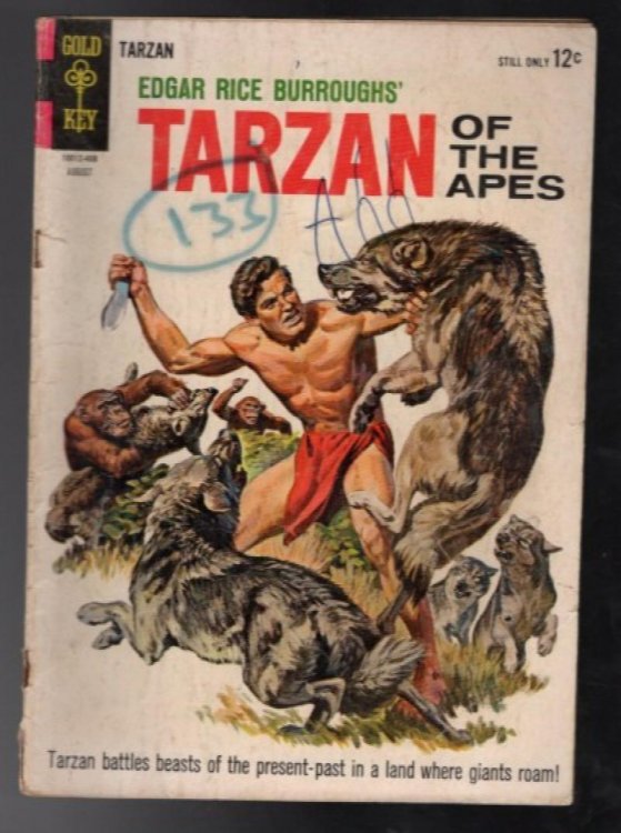 TARZAN #144 TARZAN OF THE APES Gold Key Comic Book - 1964
