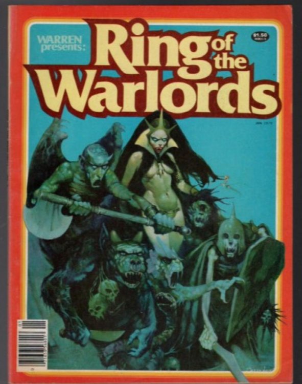 WARREN PRESENTS: RING OF THE WARLORDS MAGAZINE #1WARREN PUBLISHING JANUARY 1979