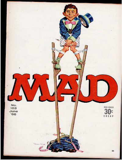 Mad Magazine June 1966 No. 103 The Agony and The Agony