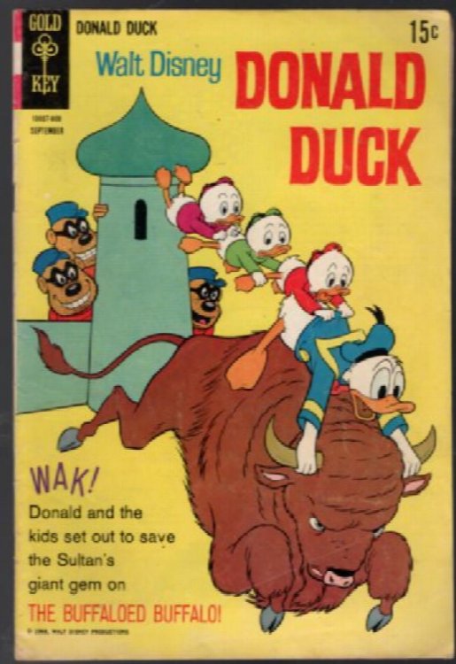 GOLD KEY Walt Disney's DONALD DUCK Comic Book # 121 and #125, Sept 1968