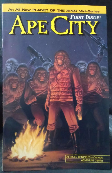 Ape City #1 1990 adventure Comic Book b&b