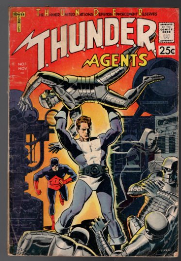 Thunder Agents 1! (1965) Wally Wood art 1st Appearance NoMan dynamo!