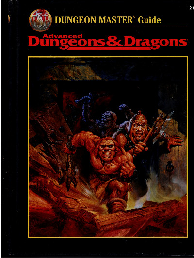 Dungeon Master Guide (Advanced Dungeons & Dragons, 2nd Edition, Core Rulebook/2160)