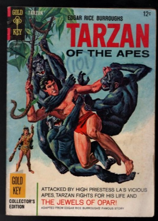 TARZAN OF THE APES #159 GOLD KEY COMICS 1966