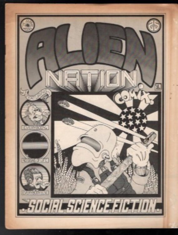 ALIEN NATION #1 UNDERGROUND COMIC BOOK 1977 Journal Of Popular Culture