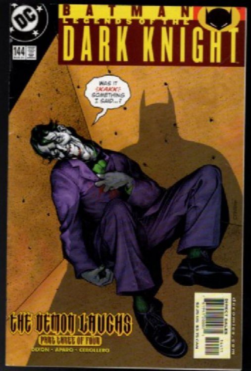 Batman: Legends of the Dark Knight 144 NM JOKER RAS AL GHUL DC COMICS 2001