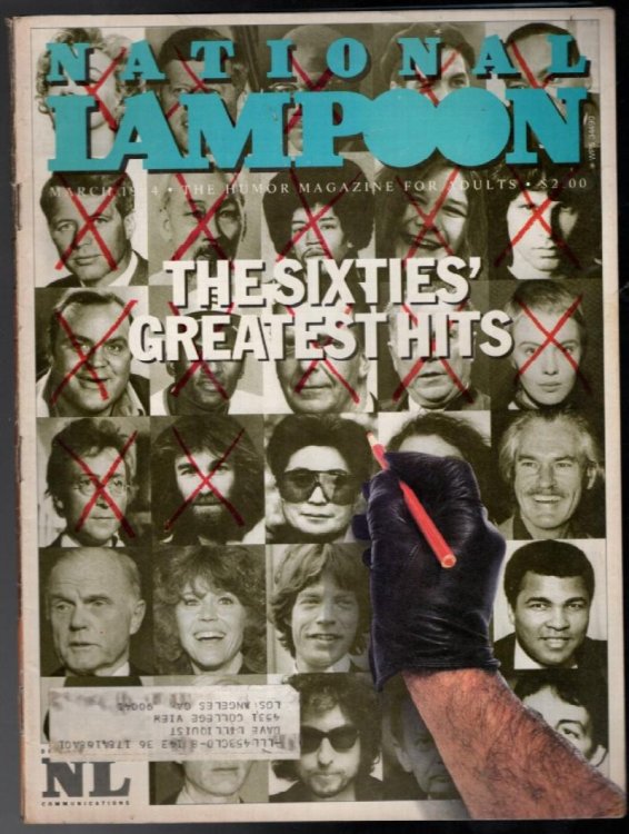 NATIONAL LAMPOON March 1984 the 60s greatest Hits issue