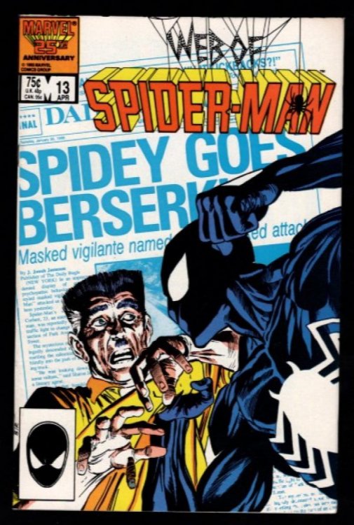Web of Spider-Man #13 NM- 9.2 MARVEL COMICS 1985 PETER DAVID