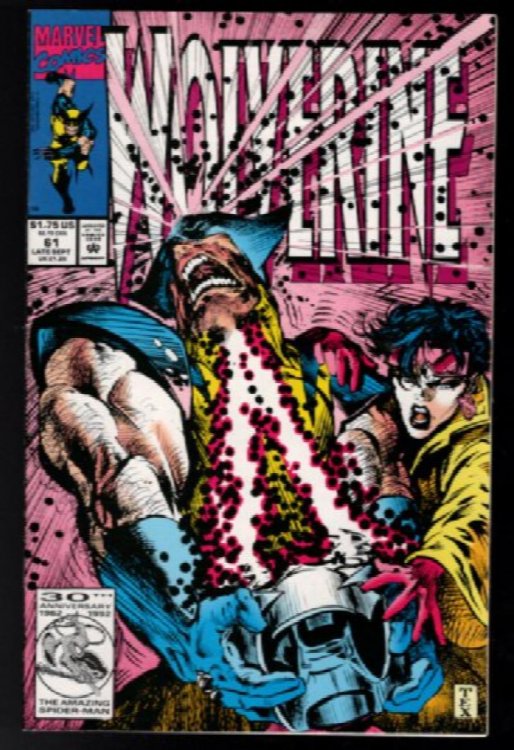 Wolverine #61 Newsstand! KEY 1st Appearance Of Mastodon! (1992 Marvel)