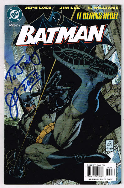 Batman 608 First Print (DC, 2002) Signed by Jim Lee