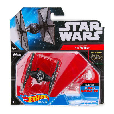 Hot Wheels Star Wars Die-Cast Starship - First Order Special Forces TIE Fighter