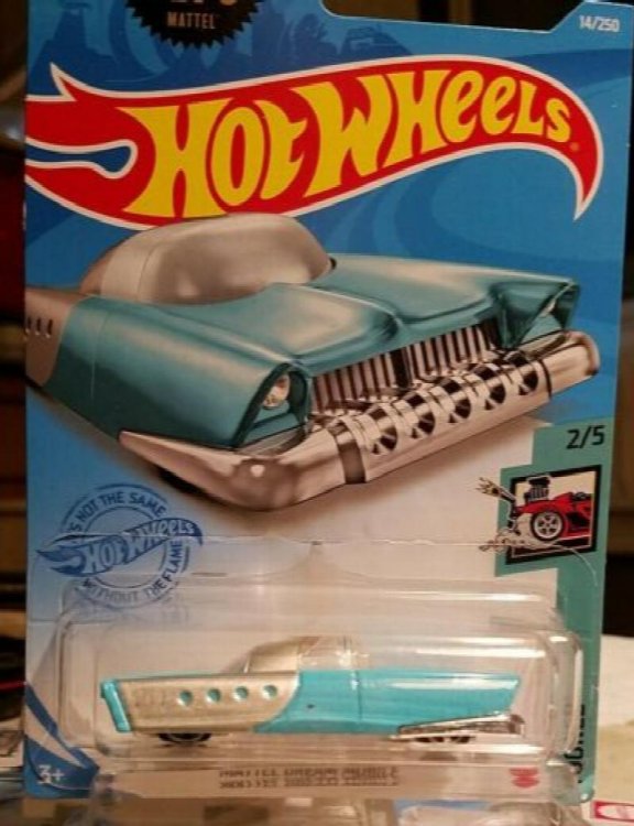 Hot Wheels Mattel Dream Mobile BLUE 2/5 TOONED #14/250 75th ANNIVERSARY 2020