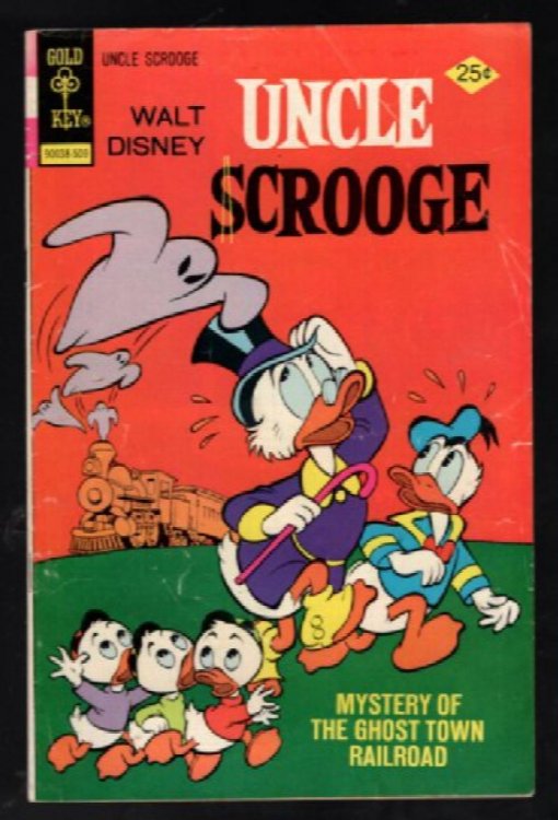 Uncle SCROOGE Comics #122 Mystery of the Ghost Town 1975 Walt Disney Gold Key