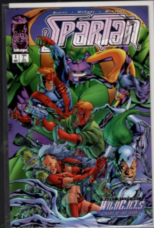 SPARTAN WARRIOR SPIRIT #4 IMAGE COMICS 1995 BAGGED AND BOARDED