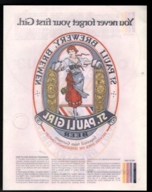 St.Pauli Girl Iron on Patch