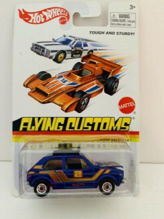 Hot Wheels Flying Customs Hare Splitter Car Figure
