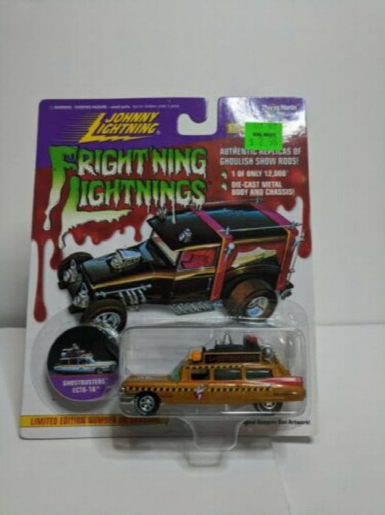 Johnny Lightning Frightning Lightnings Lot (2) Ghost Busters ECTO 1A 1997