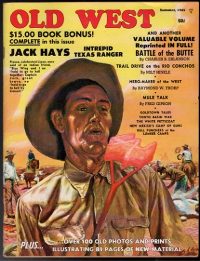 Vintage OLD WEST Magazine Summer 1965, Battle of Butte, Jack Hays Texas Ranger