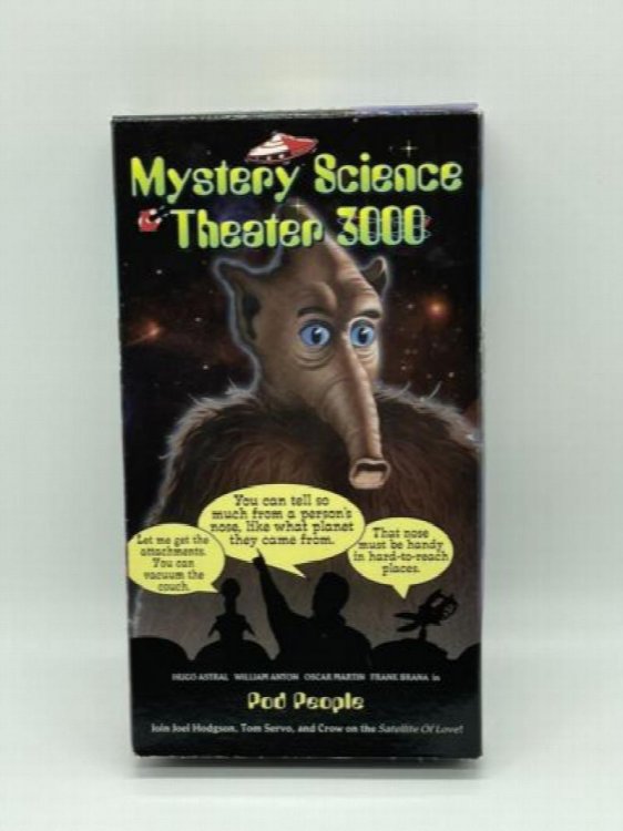 Mystery Science Theater 3000 Pod People VHS MST3K OOP Tested