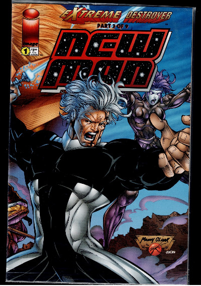 NEW MAN #1 Extreme Destroyer Image Comics 1996 NM Factory Sealed