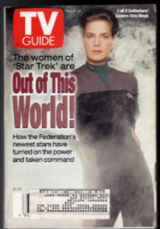 TV Guide Nov. 8-16,1997 the lovely ladies of Star Trek:Lot of 2