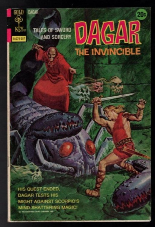 DAGAR the INVINCIBLE #4, Scorpio, Gold Key, 1972