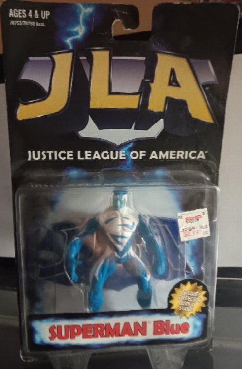 Blue Superman JLA DC Comics Justice League Kenner 1998 Action Figure