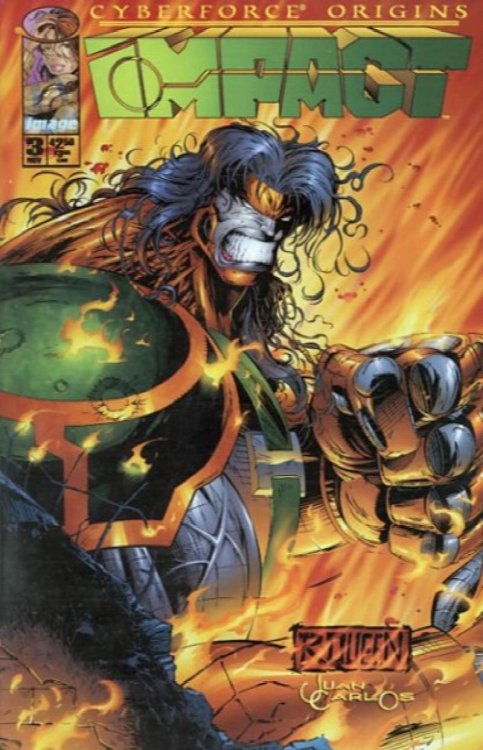 Cyberforce Origins: Impact #3 VF 1995 Image Comic Randy Queen Art