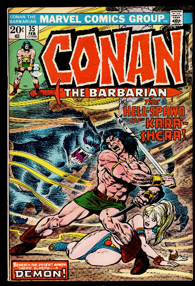 Conan the Barbarian #35 (Feb 1974, Marvel) We Combine Shipping
