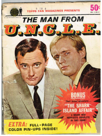 Topps magazine presents,The Man From U. N. C.L. E. Magazine, Vol.1, No.2, March 1966