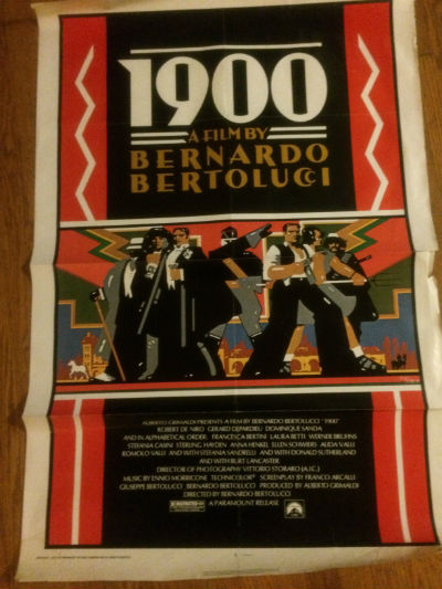 1900 ROLLED ORIG 1SH MOVIE POSTER ROBERT DE NIRO BERNARDO BERTOLUCCI RR91 (1977)