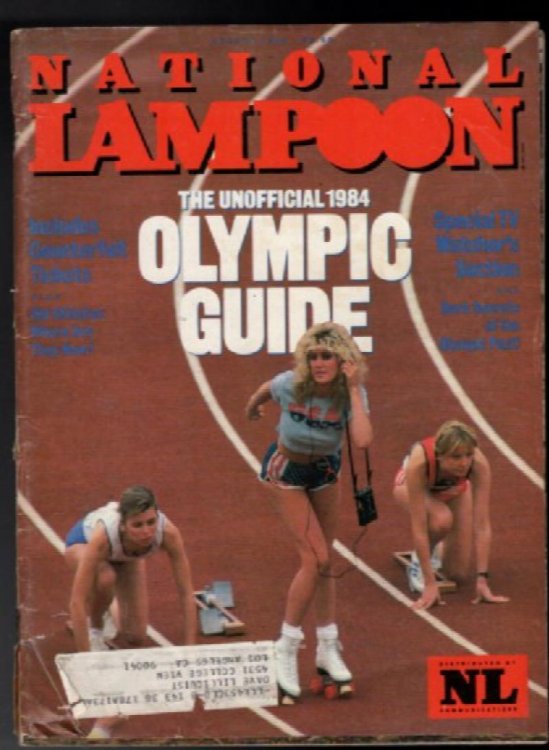 National Lampoon Magazine August 1984 Unofficial Olympic Guide