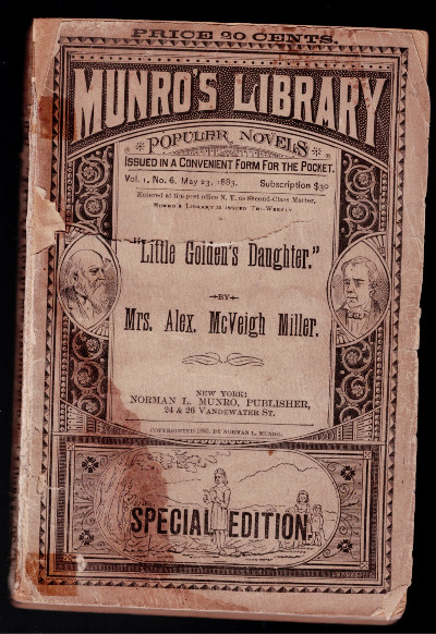 Antique Munro's Library 1883 LITTLE GOLDEN'S DAUGHTER
