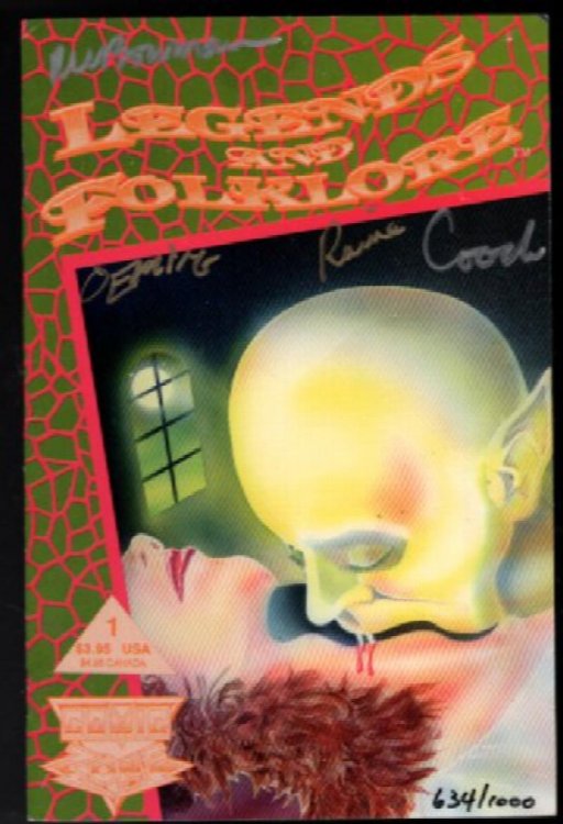 Legends of Folklore #1 Comic Zone Productions Signed and Limited Edition 1992