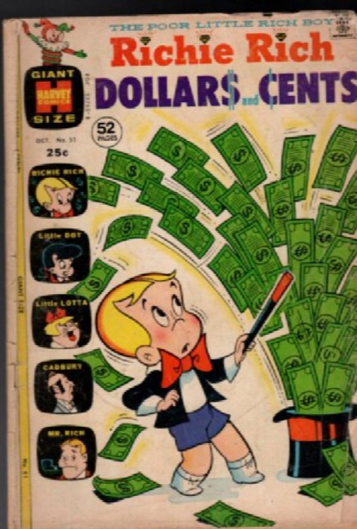 RICHIE RICH DOLLARS AND CENTS #51 - DECEMBER, 1972