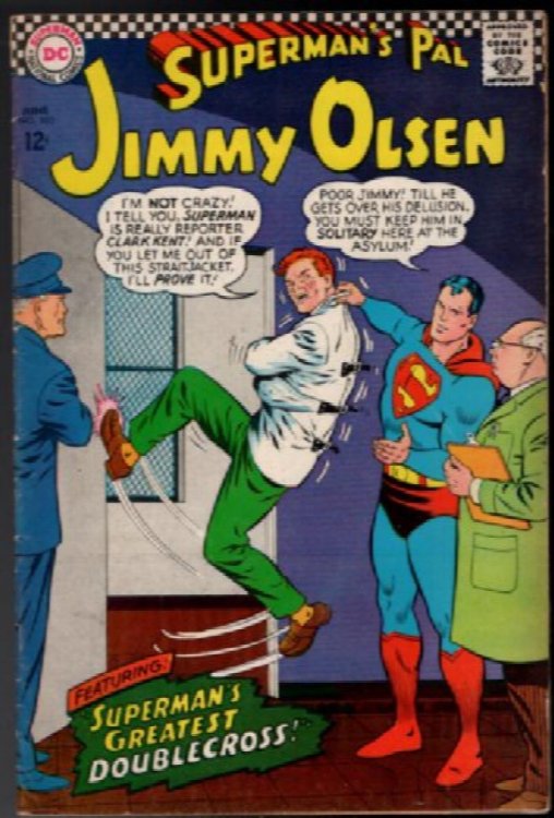 Superman's Pal Jimmy Olsen #102 Superman's Greatest Doublecross DC Comics 1967