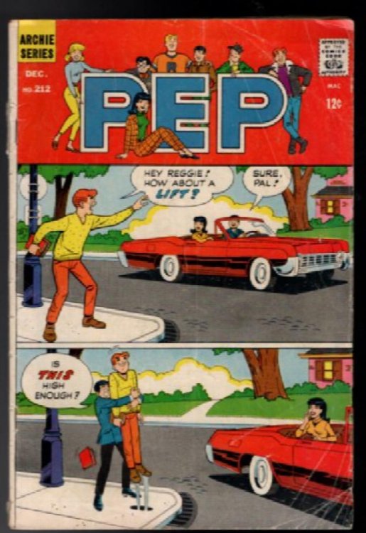 Pep Comics #212 GD+ 2.5 1967 Low Grade